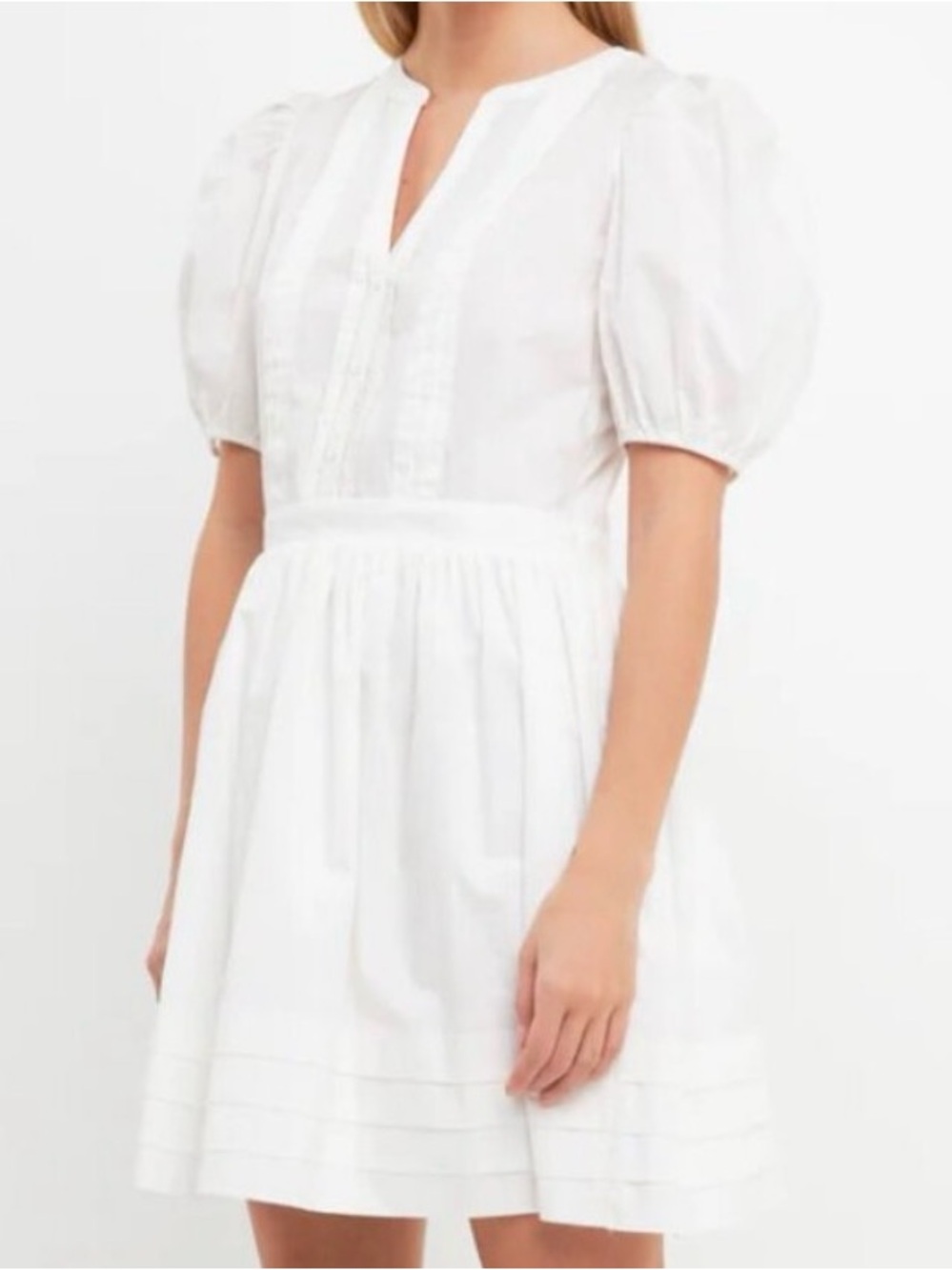 English Factory Poplin Bib Dress
